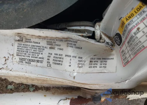 2006 Chevrolet Colorado Lt from USA, damaged, VIN 1GCDT136368190157